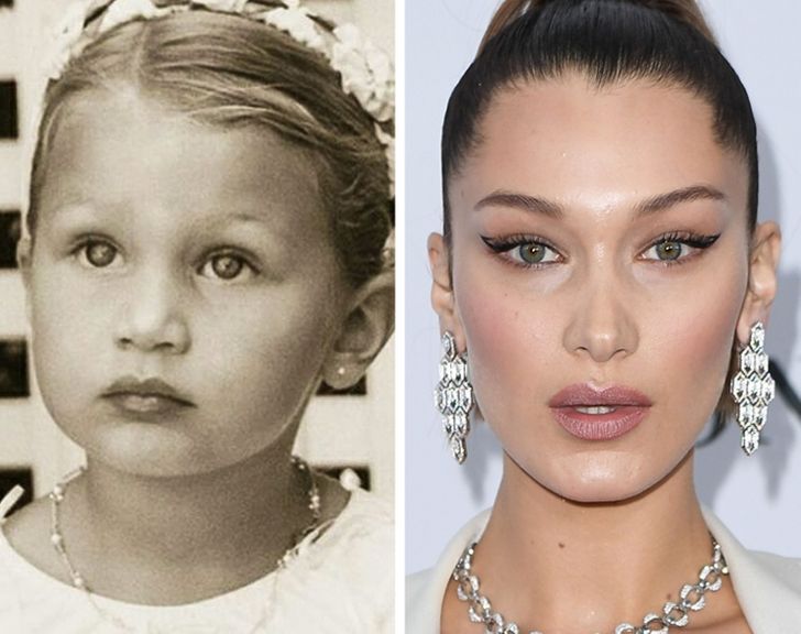 Гены или пластика: 24 фото знаменитых красавиц в детстве 
