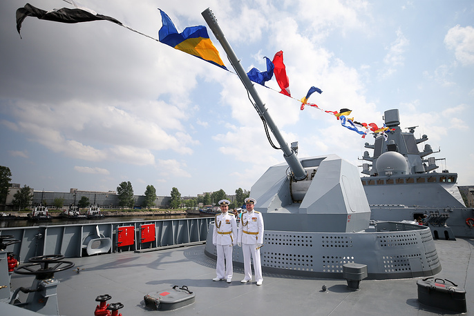 Головной фрегат проекта 22350 «Адмирал Флота Советского Союза Горшков» вошел в 