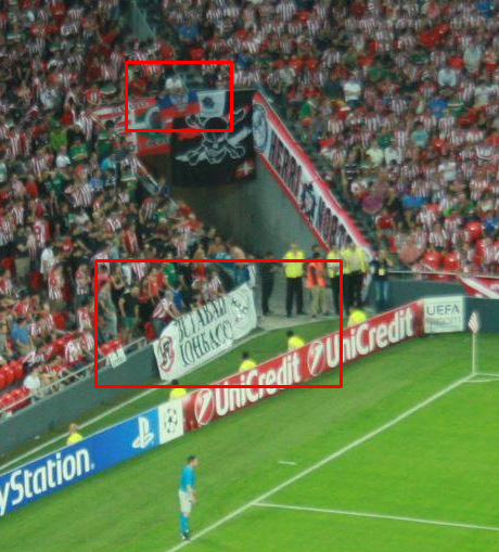 Испанские болельщики вывесили флаг ДНР на матче с Шахтером 