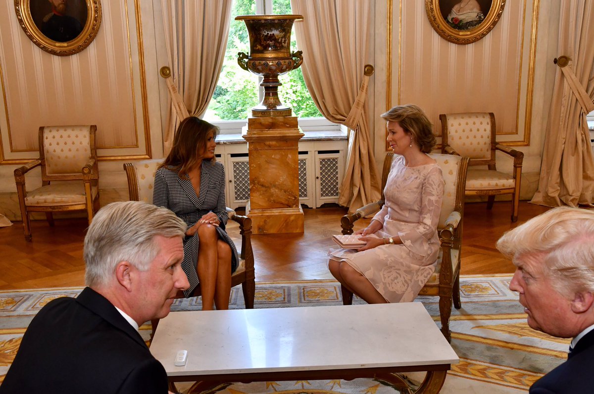 Король и королева Бельгии встретились с президентом США 