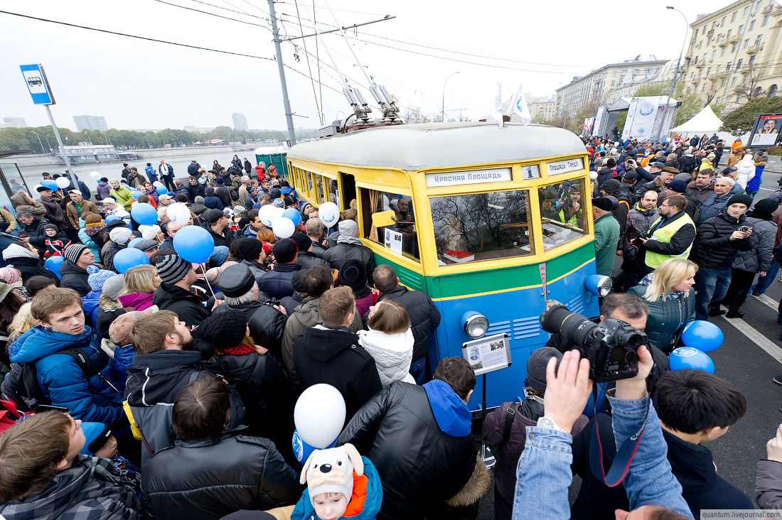 Праздник московского троллейбуса 