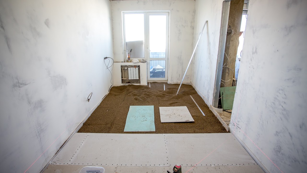 Ремонт. День 48. Пол. Сухая стяжка. Федина комната, часть 02. Ремонт. День 48. Пол. Сухая стяжка. Федина комната, часть 02.