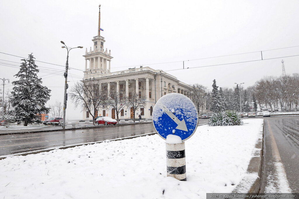 Севастополь: снег на час! 