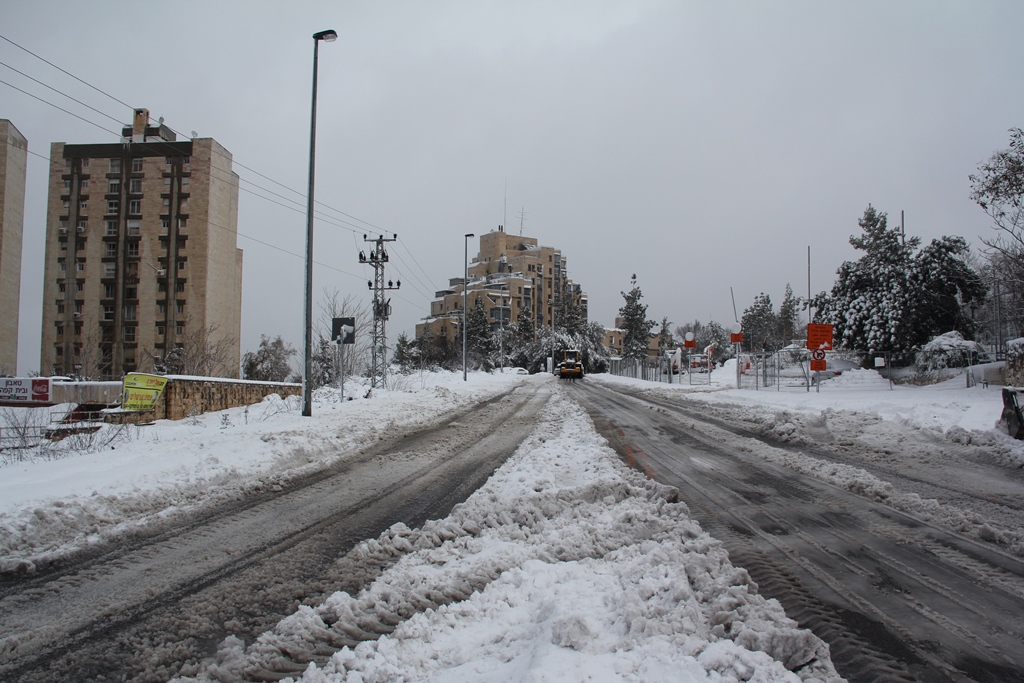 Снег в Израиле - Белый Иерусалим 