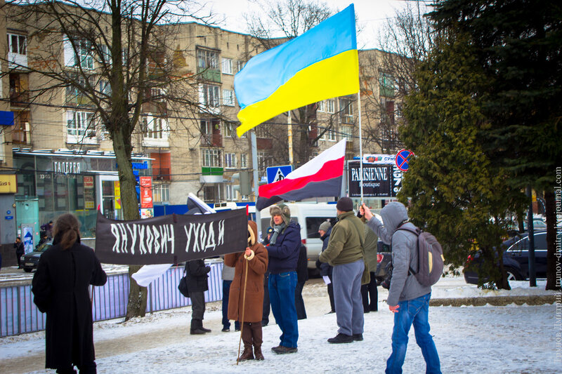  В Калининграде прошла вахта солидарности с киевским Майданом 