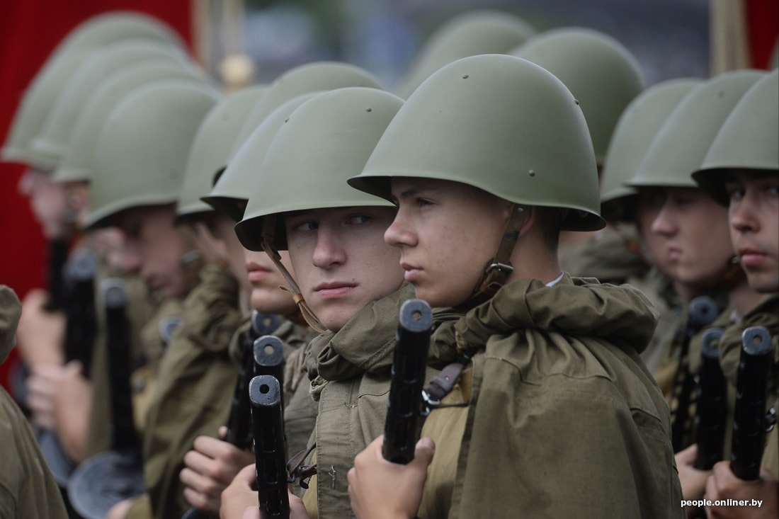Военный парад в Минске 3 июля 2018 года 