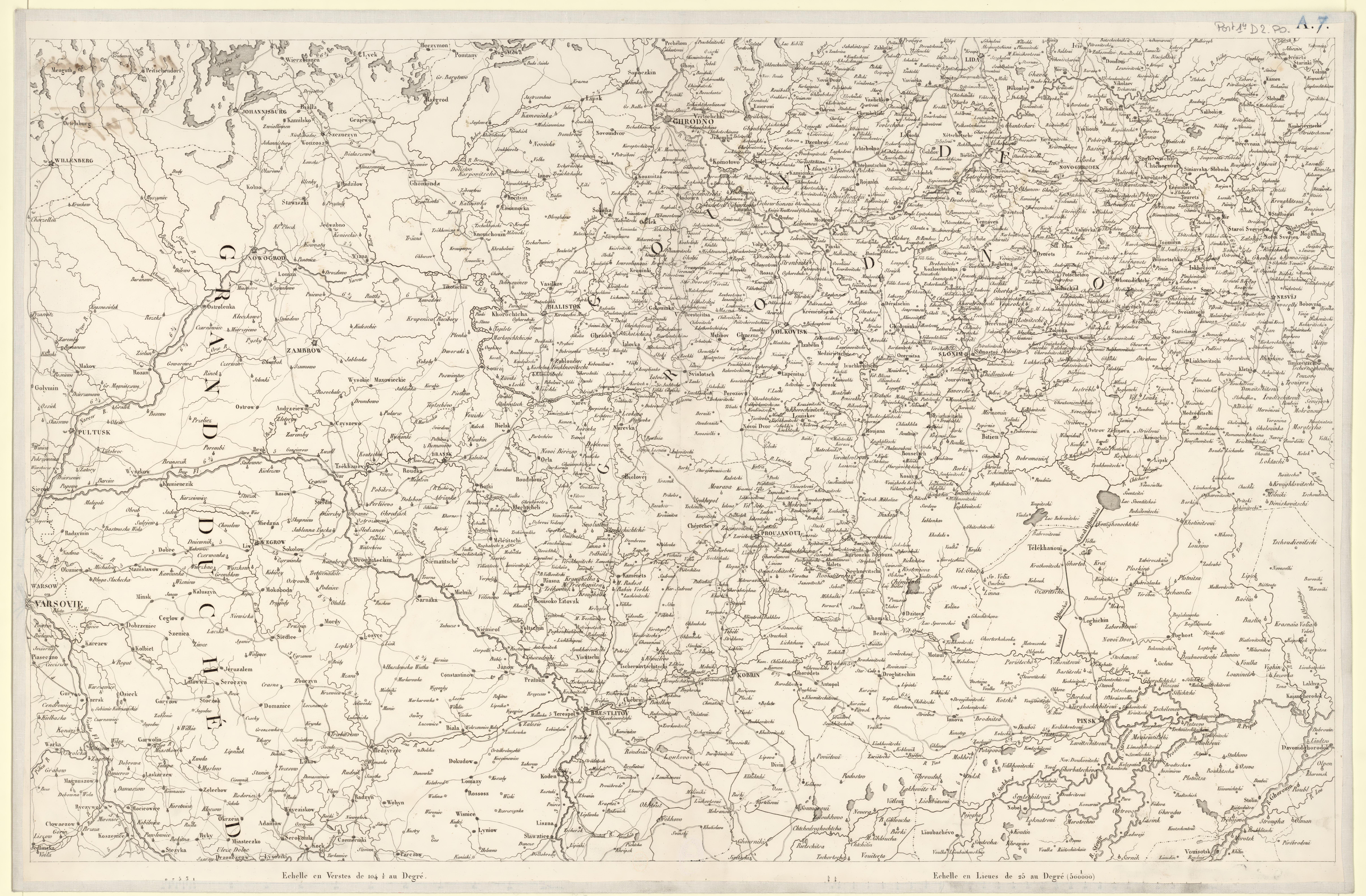 1812. Большая карта Российской Империи для Наполеона a7