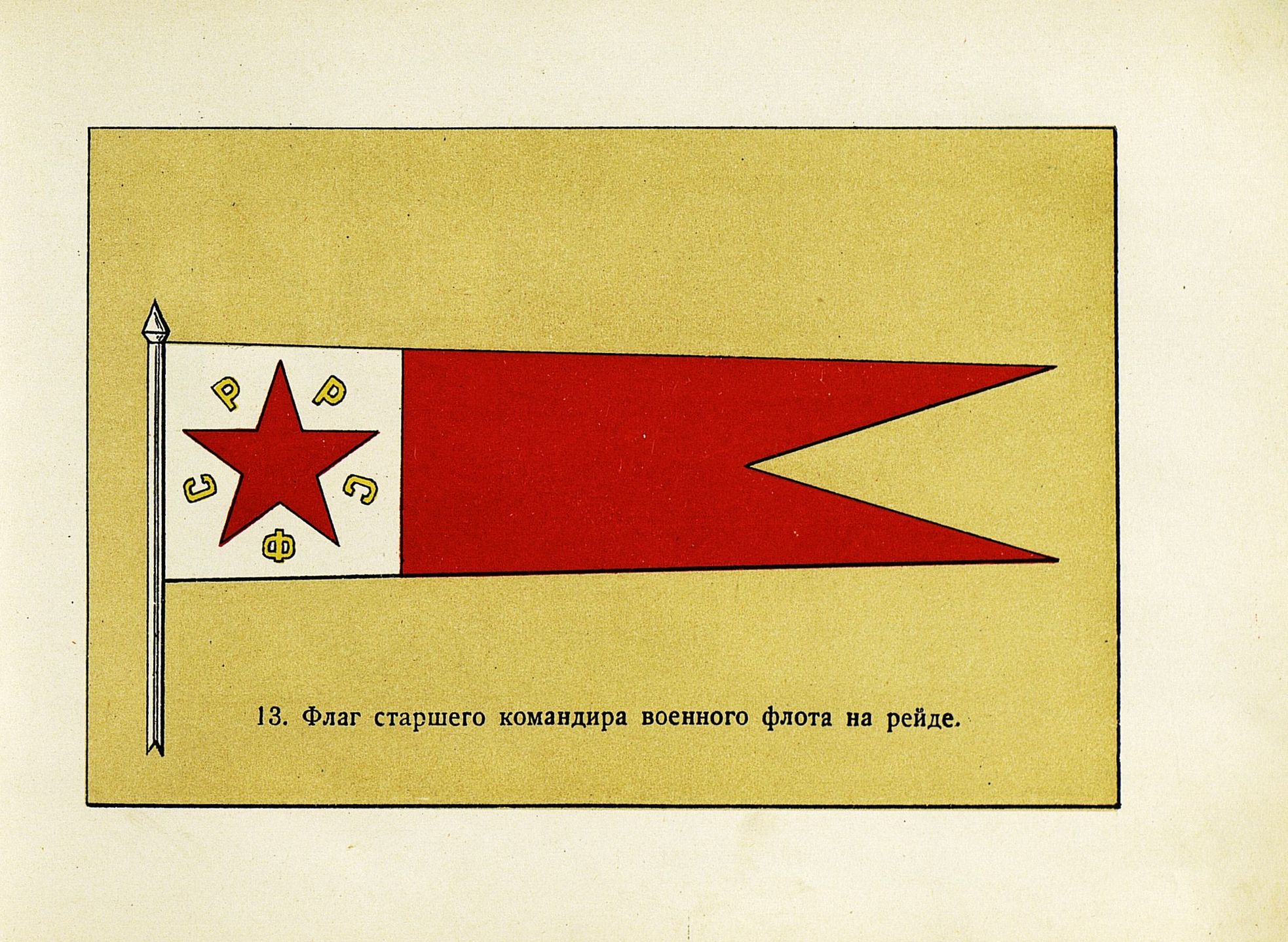 1923. Альбом флагов и вымпелов Российской Социалистической Федеративной 