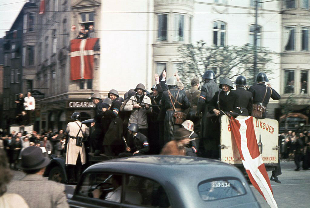 1945 год в цвете. Война 1945 Copenhagen 5 may4.jpg