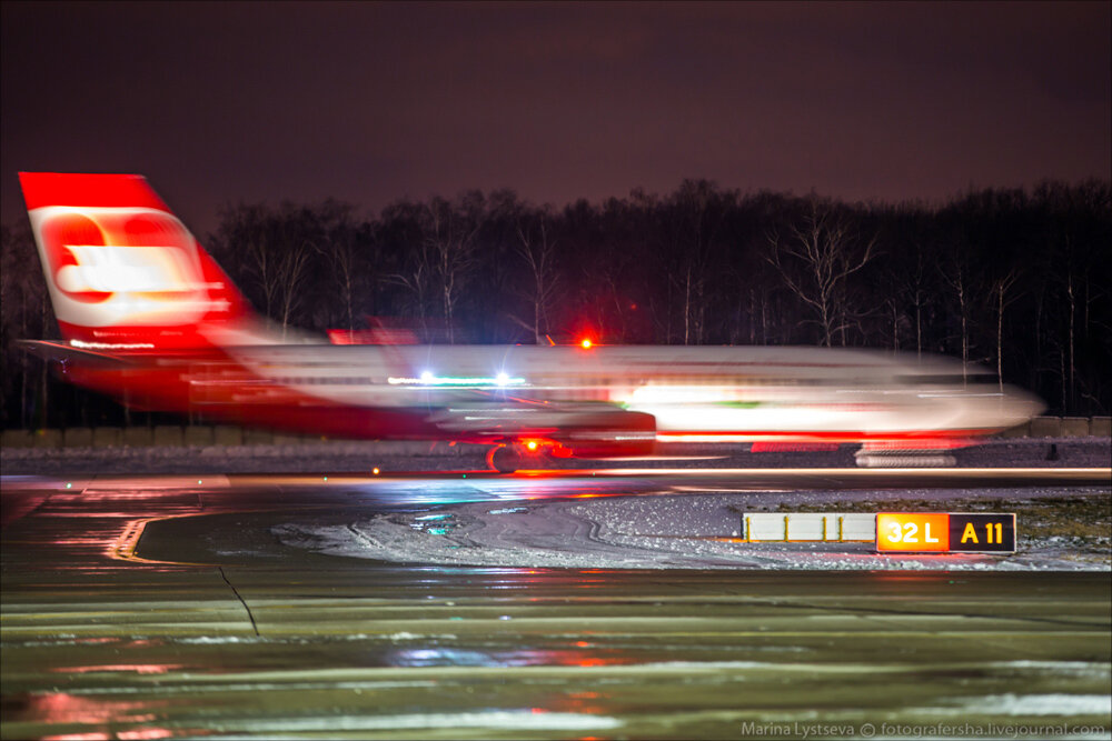 Air Berlin в рождественской ливрее в DME 