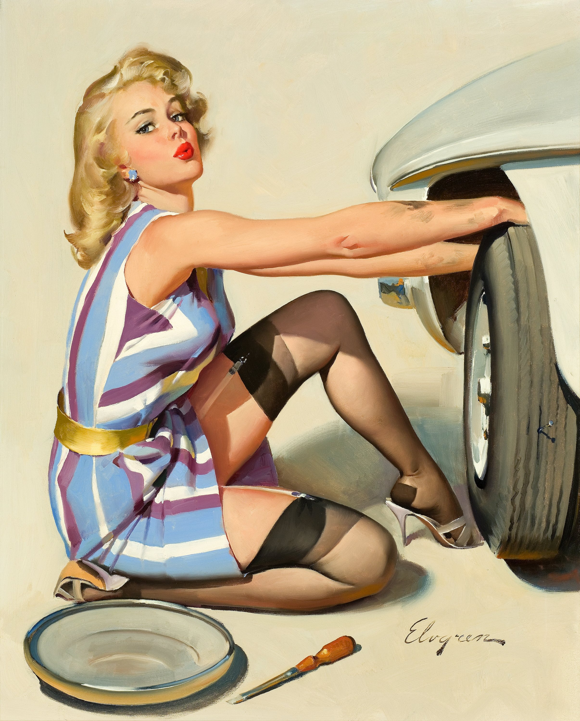 Американская автомобильная иллюстрация XX века 