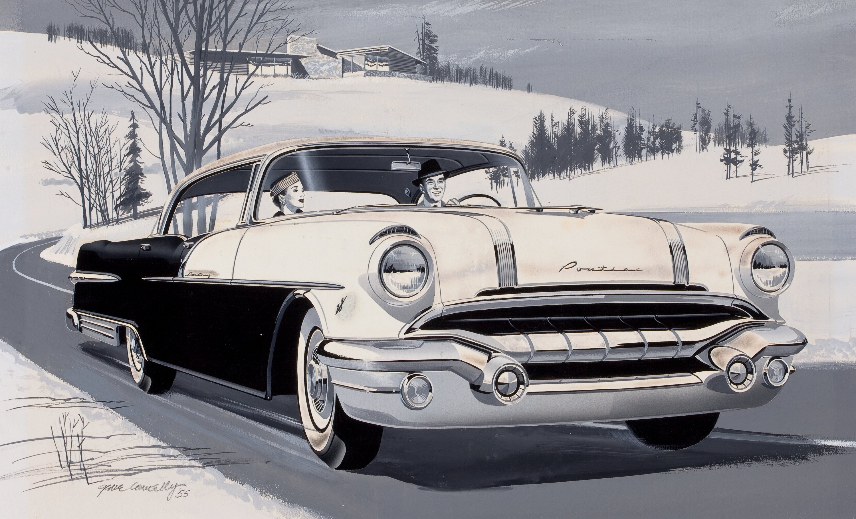 Американская автомобильная иллюстрация XX века 