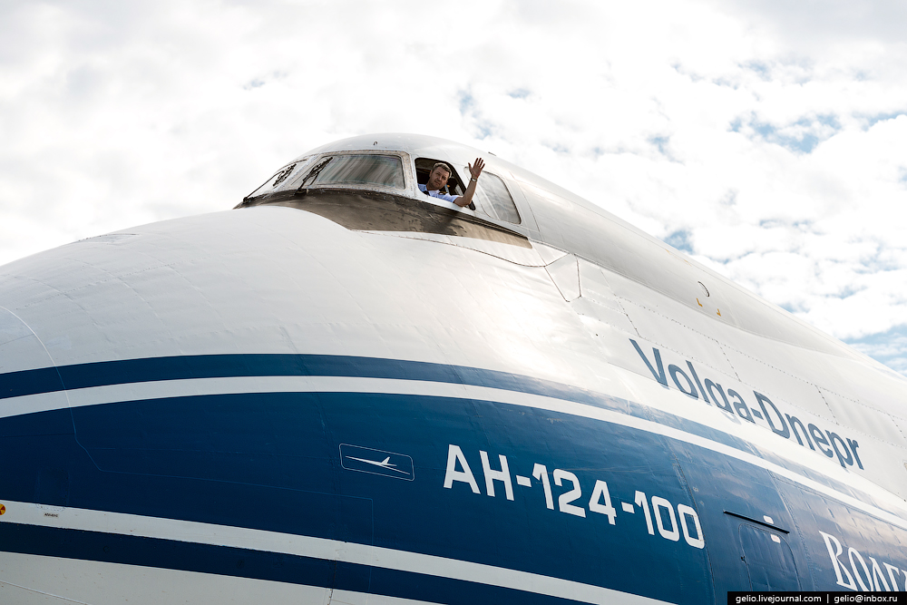 Ан-124 «Руслан» — самый большой в мире серийный самолёт. Авиакомпания «Волга-Днепр» 
