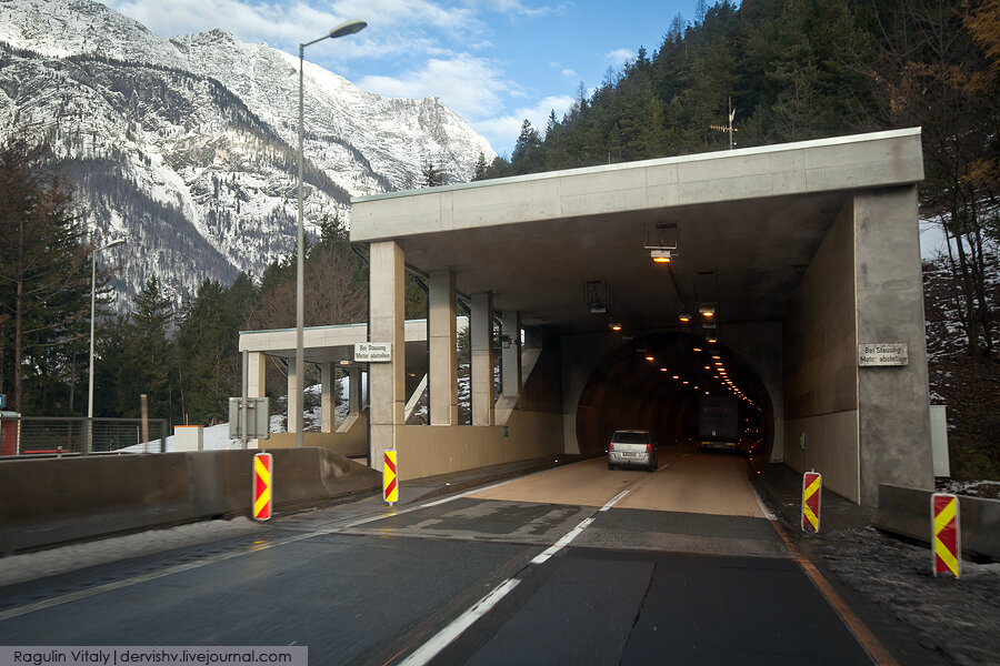 Автомобильные дороги в Австрии. Бад Гаштайн - Зальцбург 