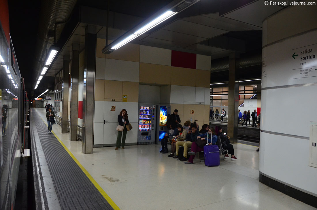 Барселона: вокзалы Сантс, Норд и особенности ж/д сообщения 