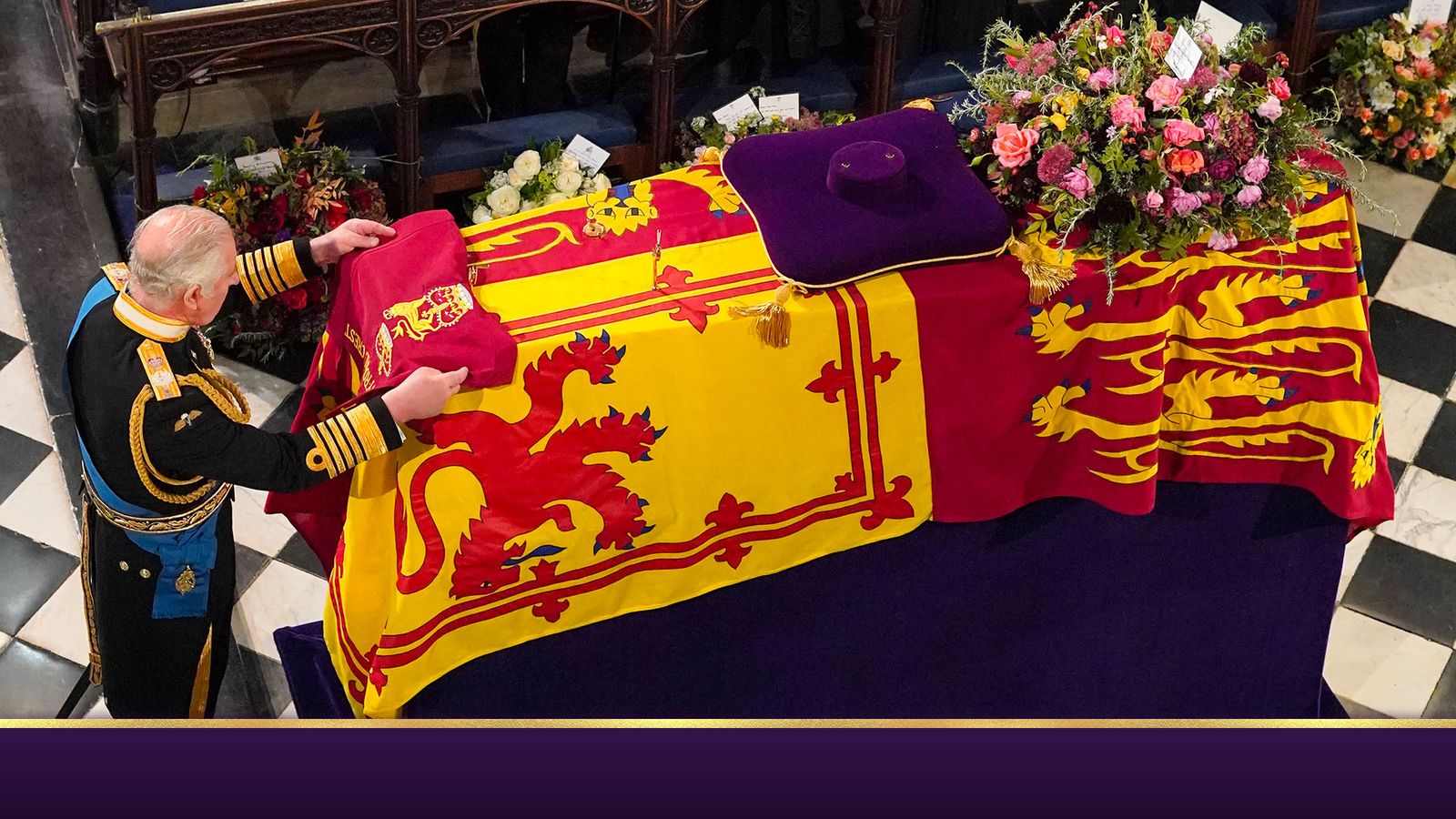 Церемония похорон королевы Елизаветы 2. Виндзор 
