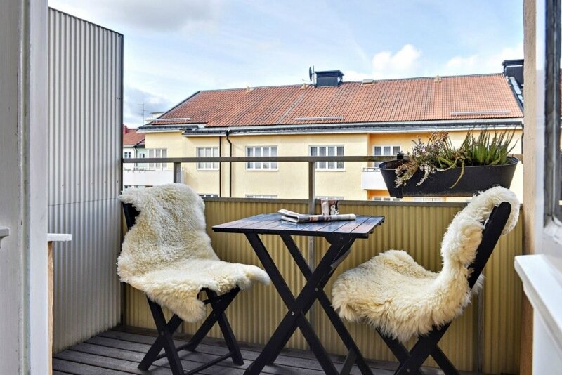 Двухуровневая квартира в Швеции 