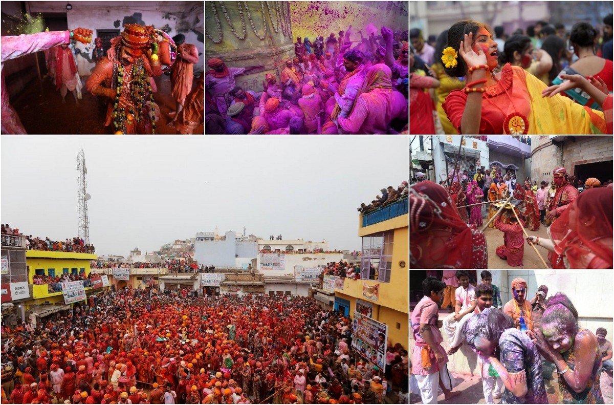 Ежегодный индуистский фестиваль весны Холи 