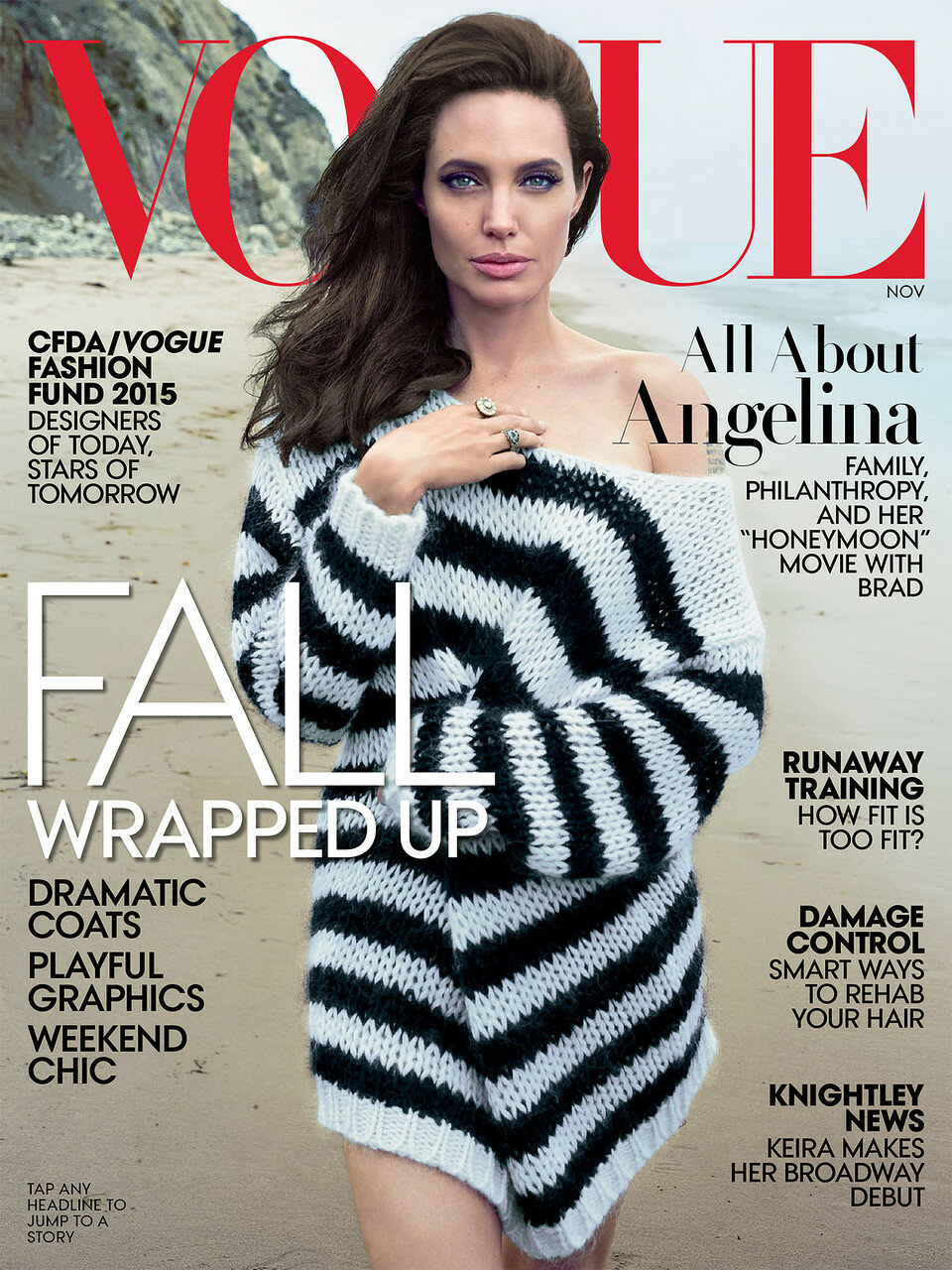 Фотосессия Angelina Jolie (Vogue, November 2015) elite.style