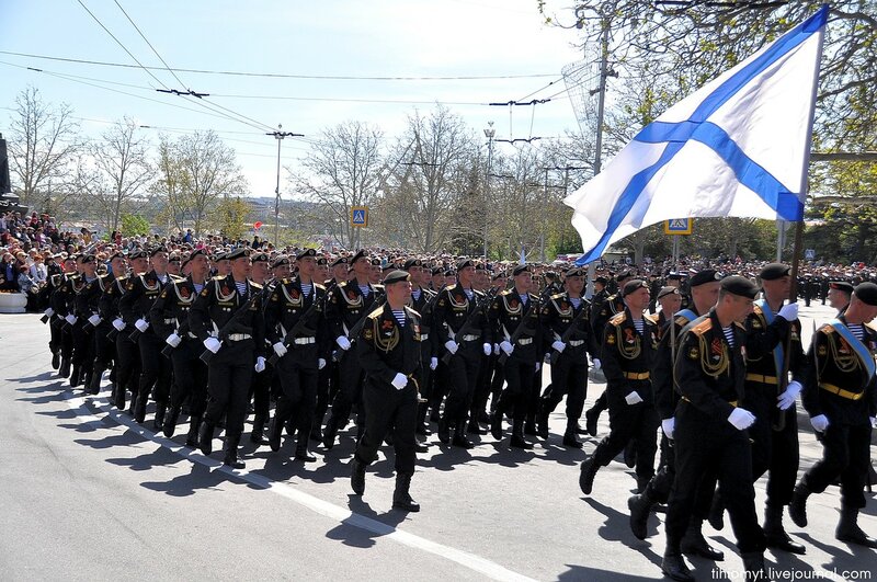 Генеральная репетиция парада в Севастополе посвящённая Дню Победы. Часть первая. 