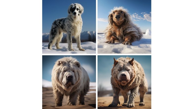 Генетики показали, как будут выглядеть собаки через 10 000 лет (фото) 