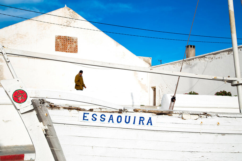 Город синих лодок. Эссуэйра. Марокко. 