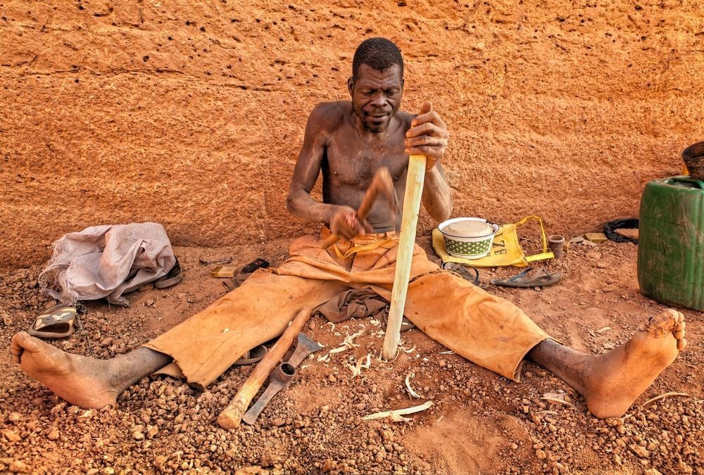 Как добывают кирпичи в Буркина-Фасо karaba-brick-quarry-6