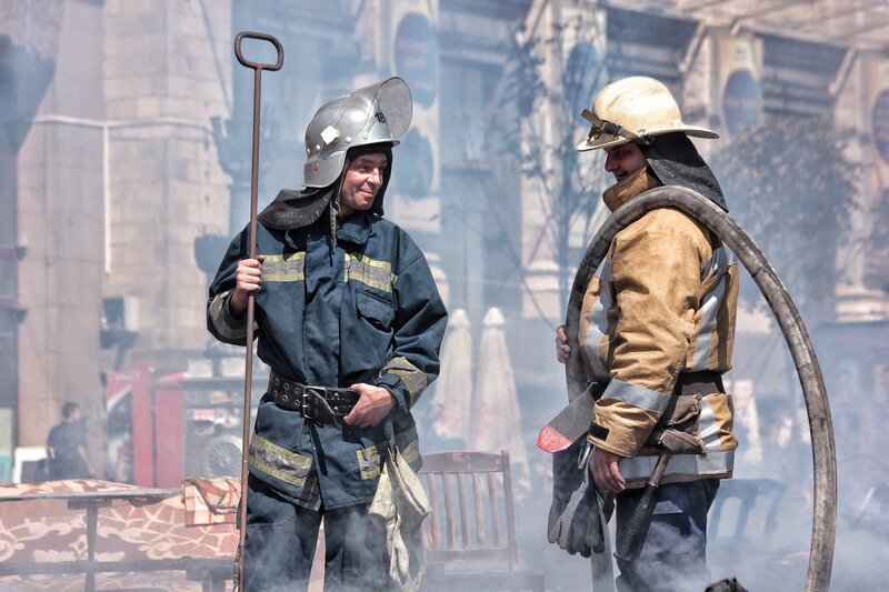  Как горел Майдан (фото) 