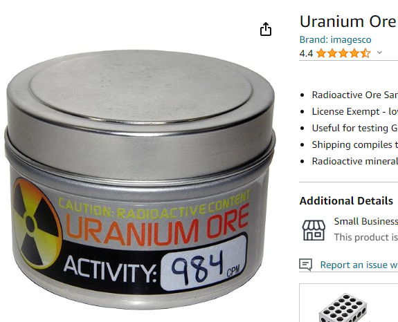 Как провезти в чемодане баночку урановой руды в Москву из Сан-Франциско? 