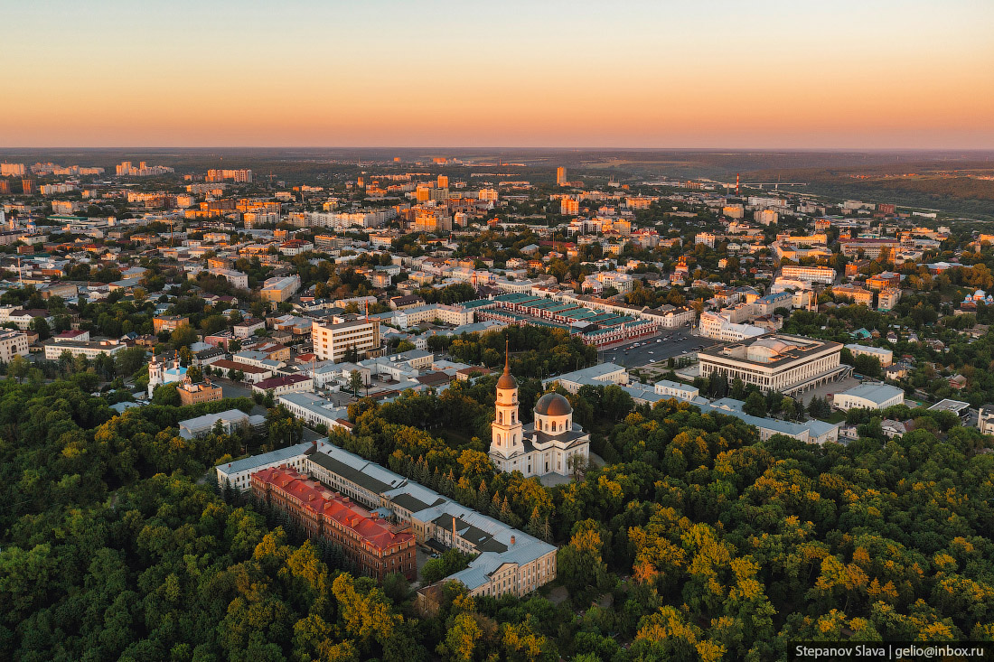 Калуга с высоты — город Циолковского 
