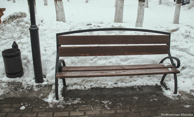 Коллекция скамеек № 22 - Проводы зимы 