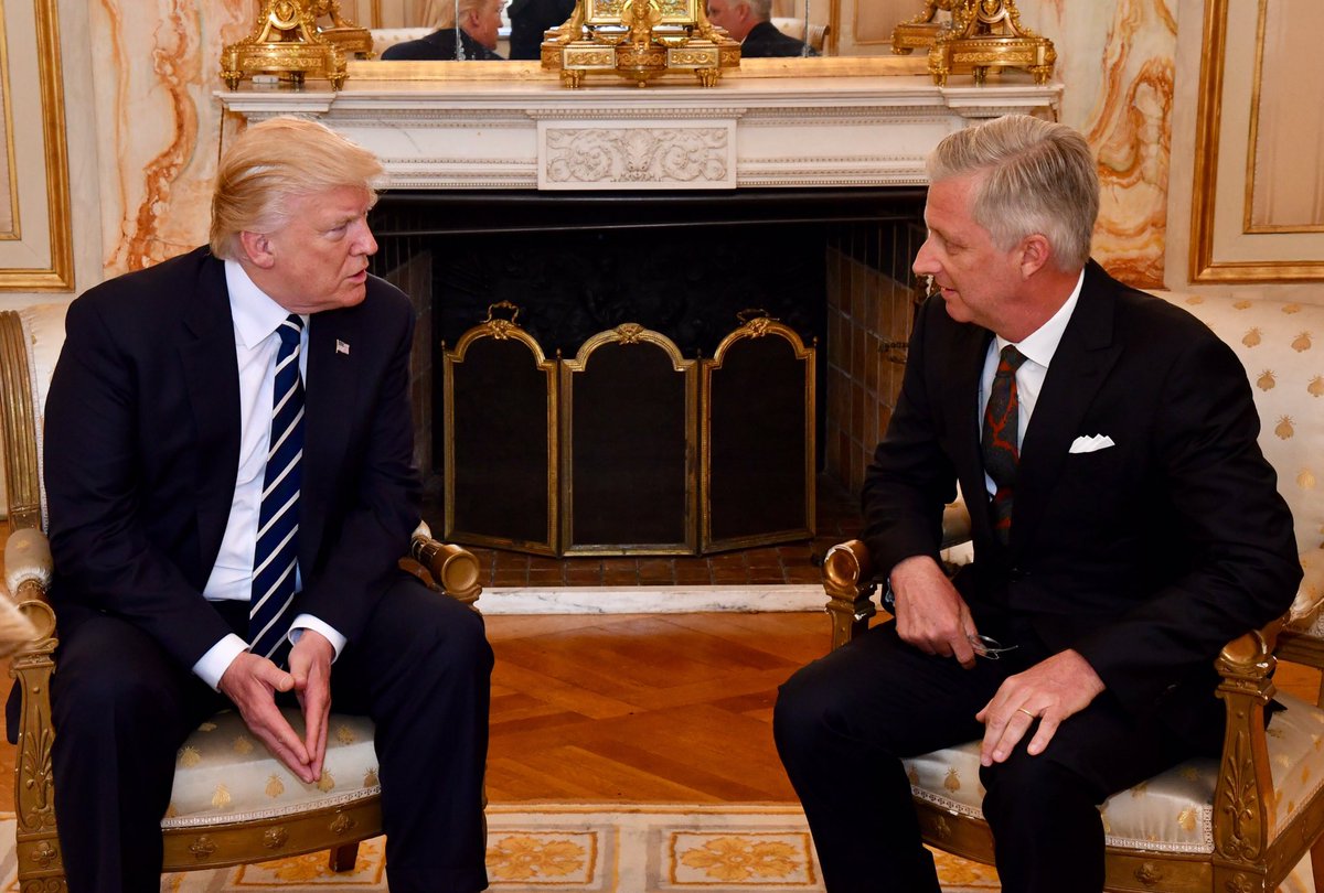 Король и королева Бельгии встретились с президентом США 