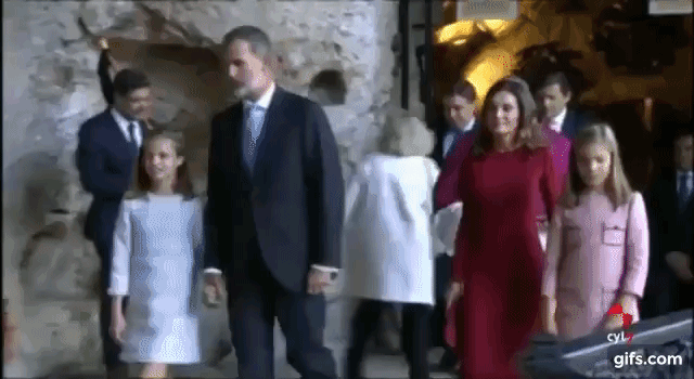 Королевская семья Испании на праздновании 1300-летия Королевства Астурии + 
