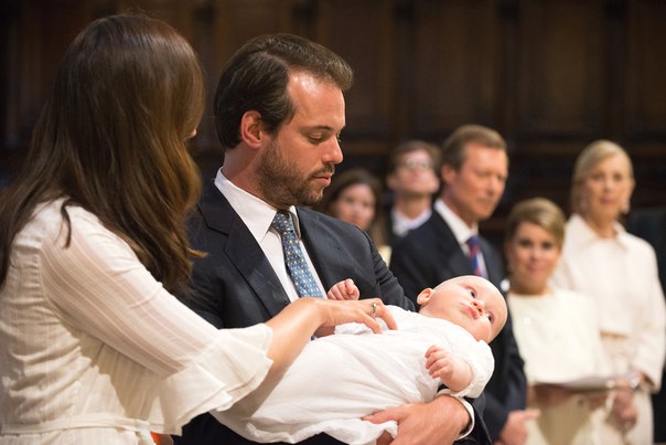 Крещение принца Лиама Люксембургского 