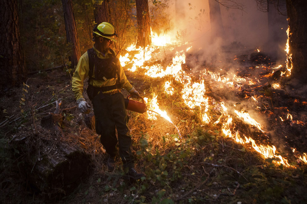  Крупнейший за всю историю пожар в парке Йосемити 