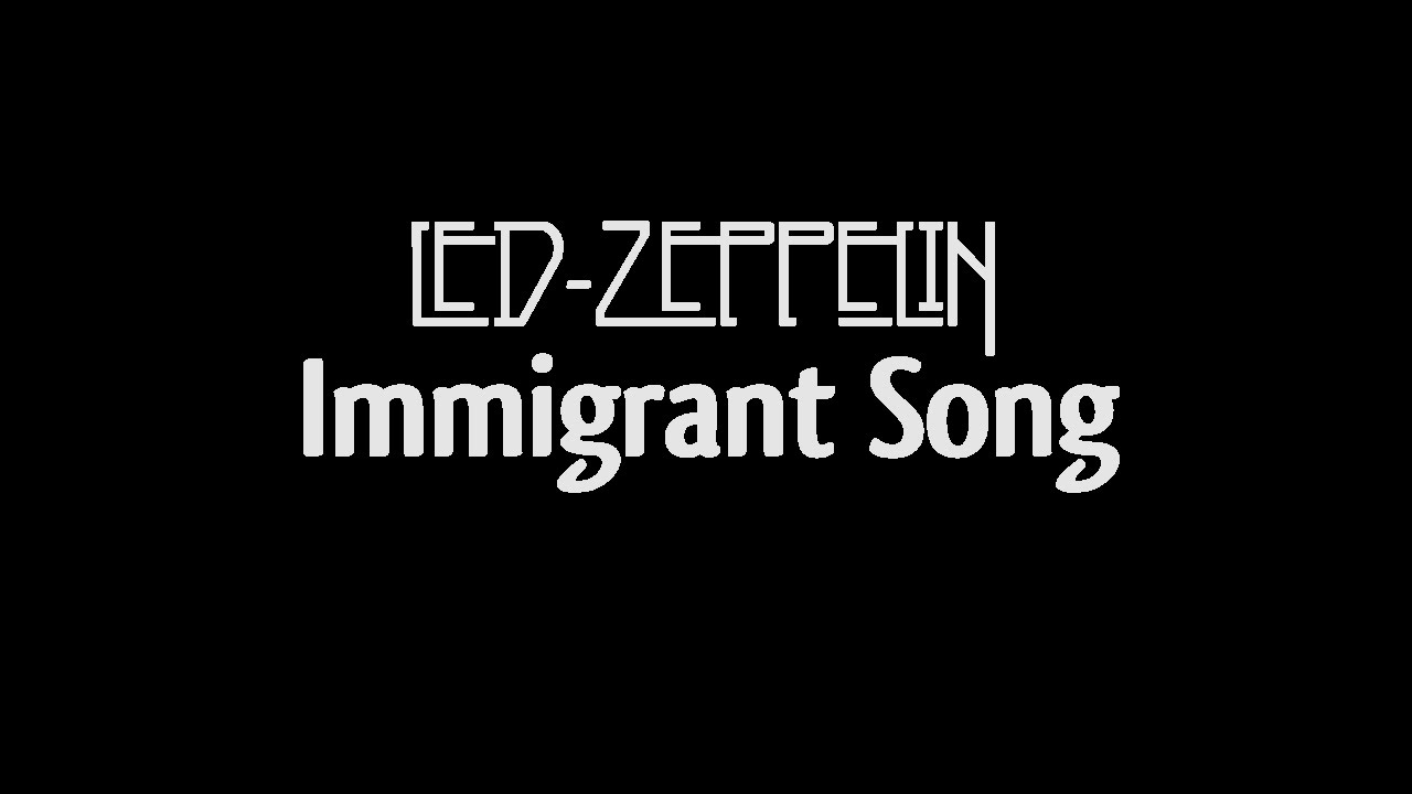 Легендарные мелодии. Immigrant Song 