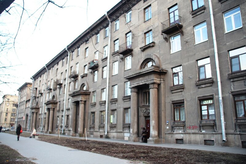 Ленинград. Жилые дома по адресу ул. Благодатная, 49-53. 1951-1953 