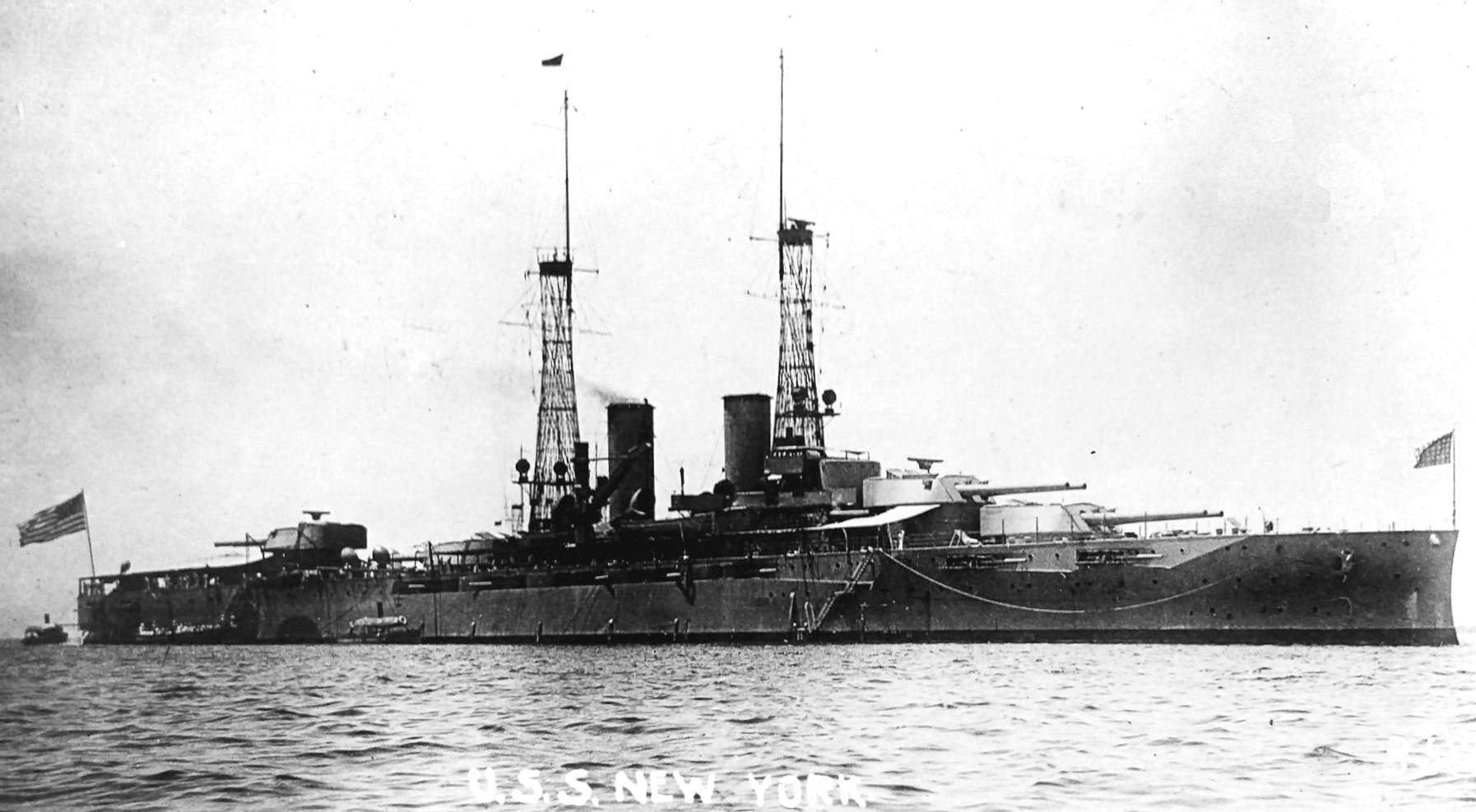 Линейный корабль USS New York, 1914 год 