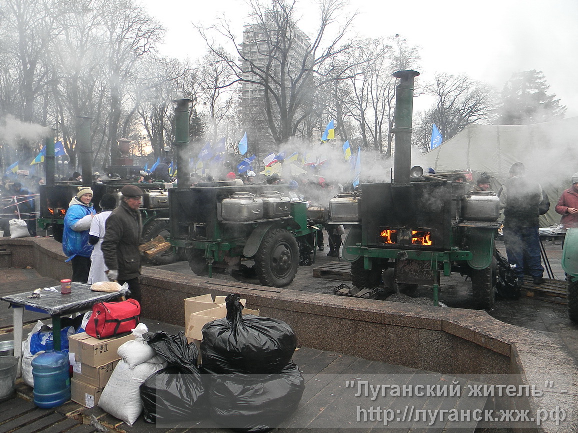 Луганский житель. Репортаж с антимайдана. Киев, 18-12 - 2013 