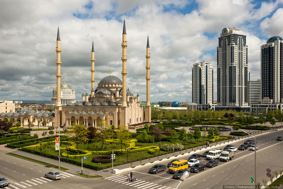Мечеть «Сердце Чечни», Грозный. Северный Кавказ, часть 15 