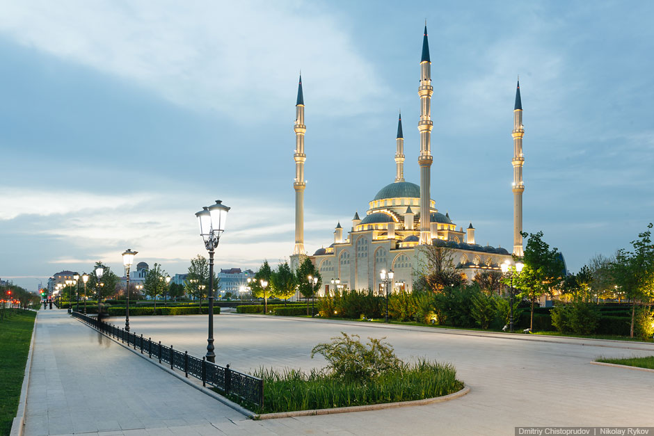 Мечеть «Сердце Чечни», Грозный. Северный Кавказ, часть 15 