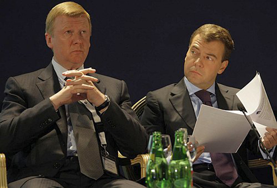 Медведев повторяет за Чубайсом, а Путин за Гайдаром 