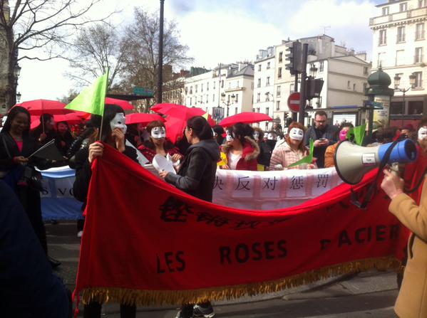 Митинг проституток в Париже 28 марта 2015 