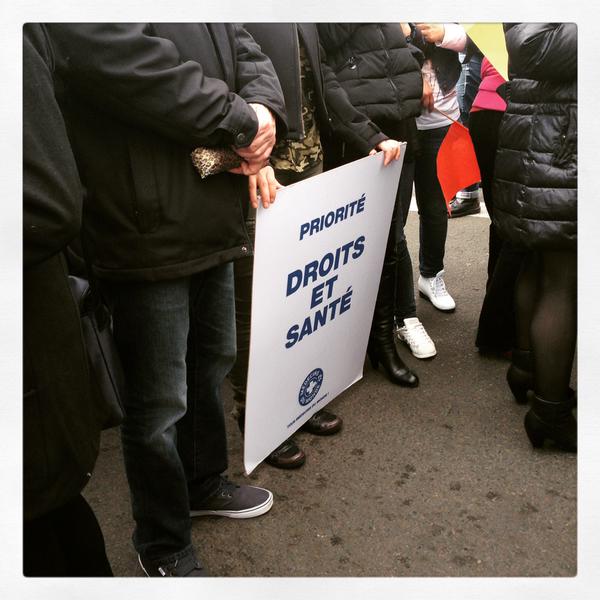 Митинг проституток в Париже 28 марта 2015 