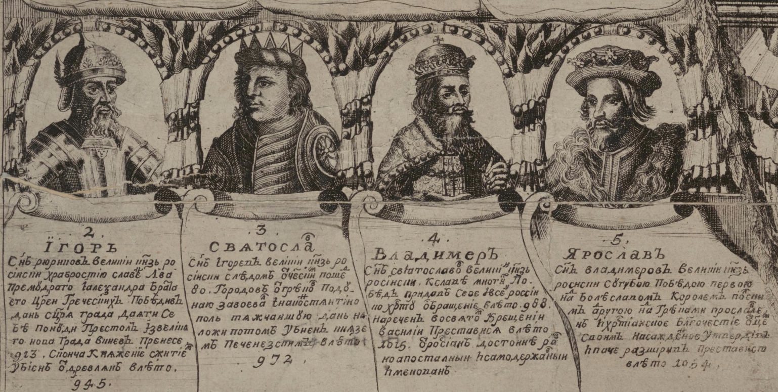 Московские цари и князья по версии Петра Первого 