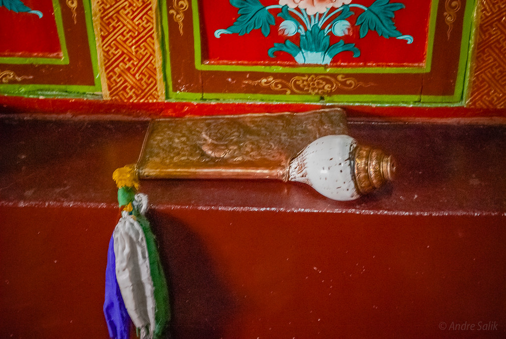 на утренней молитве в буддийском храме в Гималаях Ладакха 08:23:29 DSC_5987