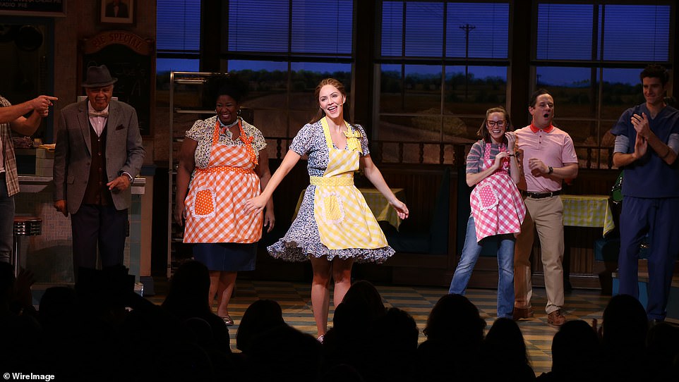 Нучо, Америца фсё? In New York City, Broadway has also been forced to temporarily shut down some of its shows, including Hugh Jackman's The Music Man, and others, like Waitress (pictured) and The Rockettes shut down entirely for the season