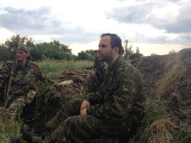 Ополченец Александр Жучковский: «В День независимости Украины салют был хороший, из 122-миллиметровы 