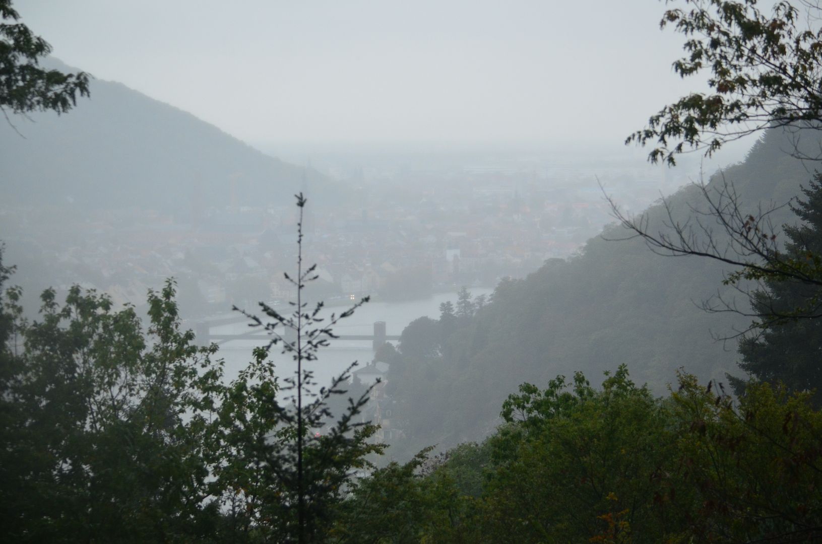 Осень в горах Гейдельберга 