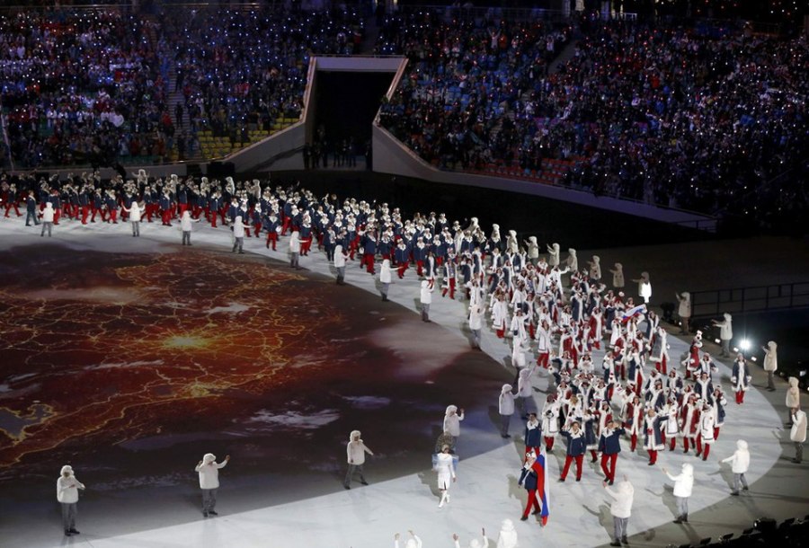 Открытие Олимпийских Игр в Сочи 2014 - самые красочные фото 